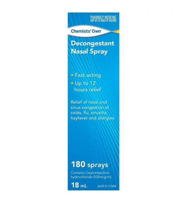Chemists' Own Decongestant Nasal Spray 180 Sprays