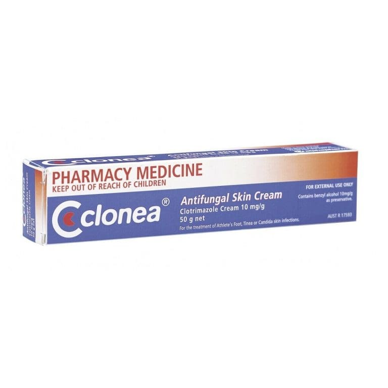 Clonea Anti Fungal Skin Cream Athlete’S Foot Tinea Candida Skin Infection 50G