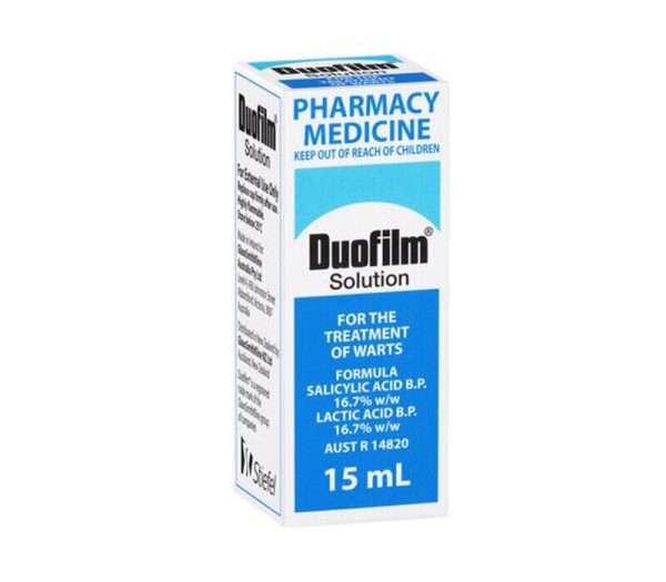 Duofilm Solution Wart Treatment For Common Plantar And Mosaic Warts 15ml
