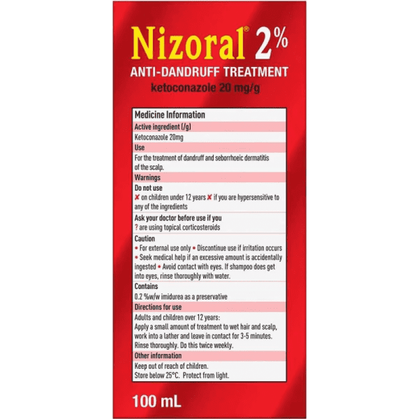 Nizoral 2% Anti-Dandruff Treatment