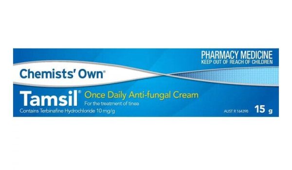 2* Chemists' Own Tamsil Once Daily Anti - Fungal Cream Helps Relieve Itching 15G
