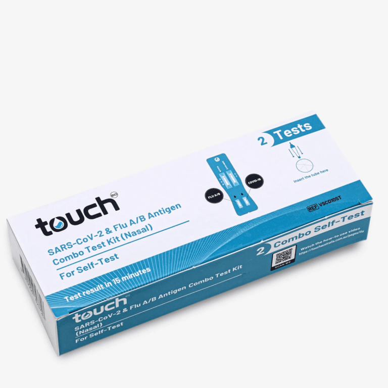 Touch Covid – 19 And Flu A/B Rapid Antigen Combo Test – For Self Testing 2 Tests