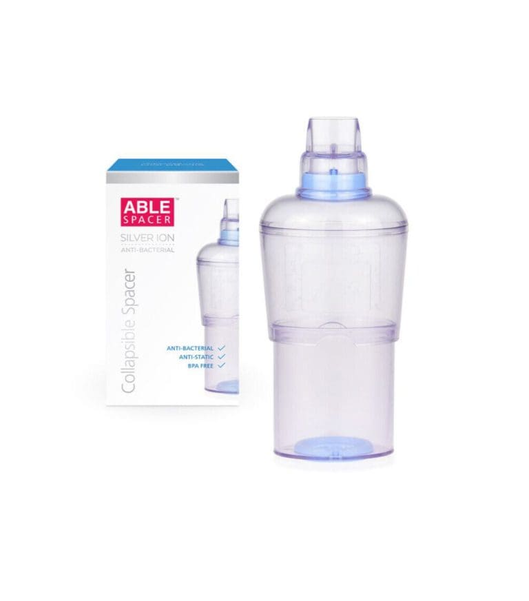 Able Asthma Collapsible Spacer Anti – Bacterial, Anti – Static And Bpa Free