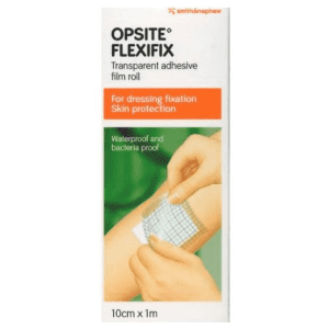 Opsite Flexifix Transparent Adhesive Film Roll Dressing Fixation 10cm X 1M - Image 3