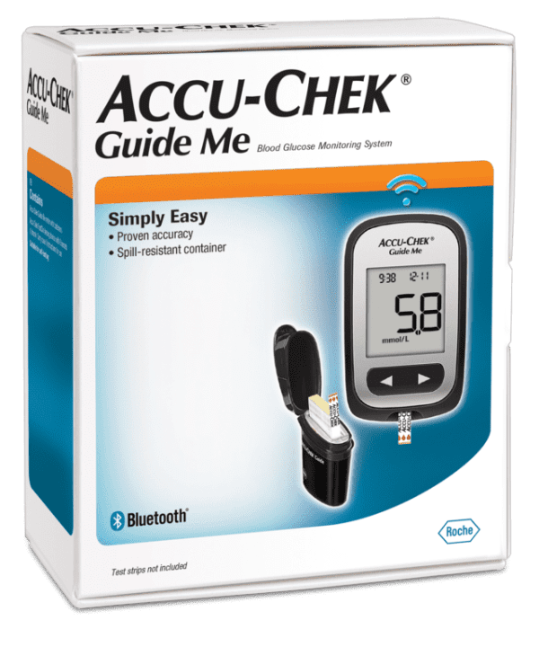 Accu - Chek Guide Me Meter + Fastclix Lancets Blood Glucose Monitoring System Pack