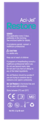 Aci-Jel Restore Vaginal Moisturiser 6 x 6.5g