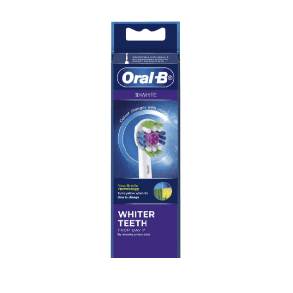 Oral B 3D White Electric Toothbrush Heads Brush Head Refills 8
