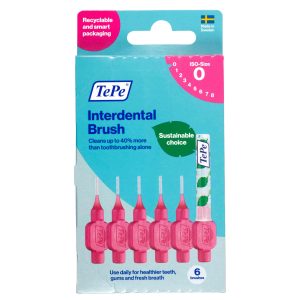 Tepe Interdental Brush 0.40Mm Pink 6 Pack
