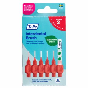 Tepe Interdental Brush 0.5Mm Red 6 Pack