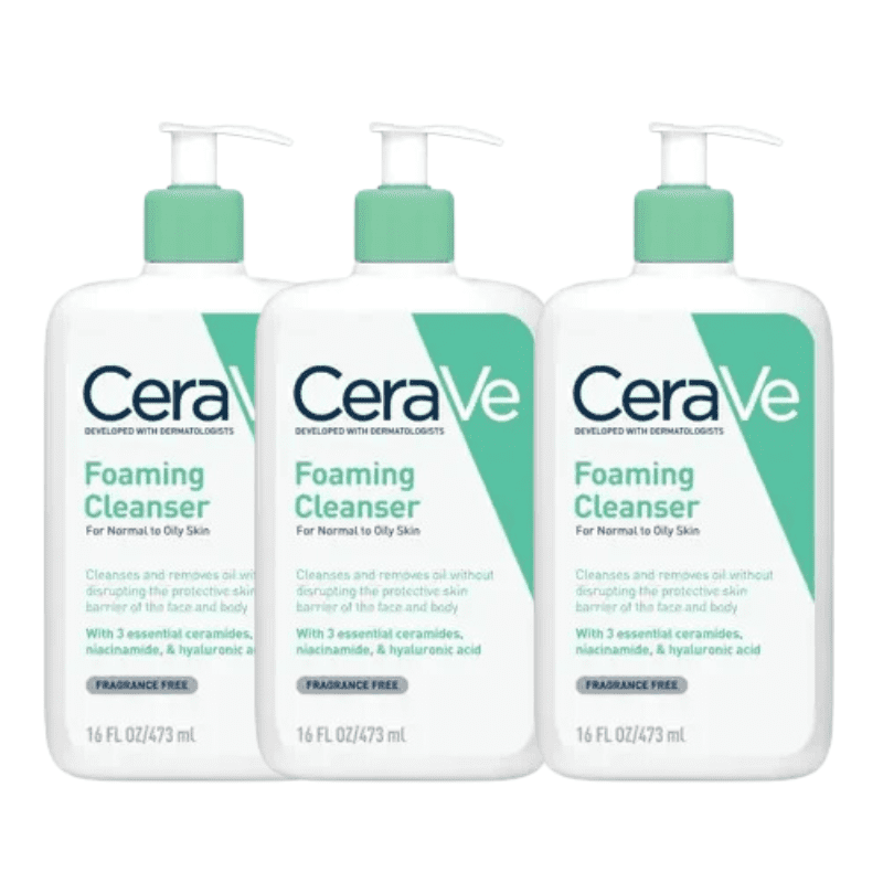 3* Cerave Foaming Cleanser 473ml