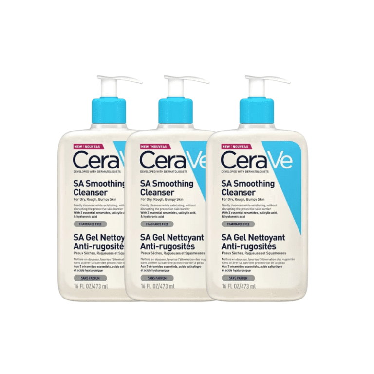 3* Cerave Sa Smoothing Cleanser 473ml
