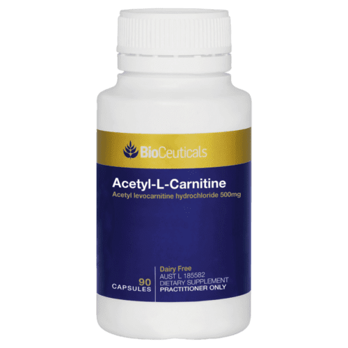Bioceuticals Acetyl – L – Carnitine 90 Capsules Energy Levels Physical Endurance Alc