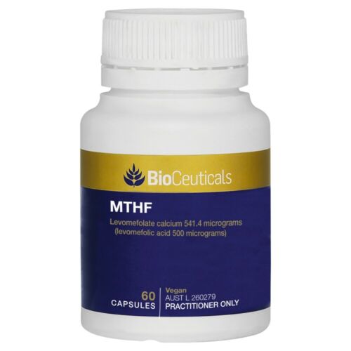 Bioceuticals Mthf 60 Capsules Bioactive Folate Fatigue Healthy Immunity Vegan