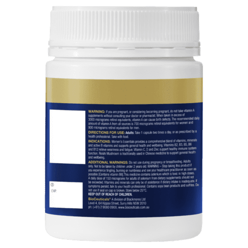 Bioceuticals Women'S Essentials 240 Capsules Womens Essentials Multivitamin