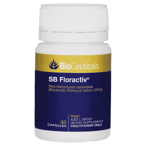 Bioceuticals Sb Floractiv 30 Capsules Travellers Diarrhoea Td Relief Vegan