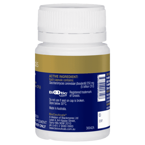 Bioceuticals Sb Floractiv 30 Capsules Travellers Diarrhoea Td Relief Vegan