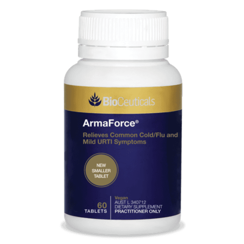BioCeuticals ArmaForce 60 Tablets Immunity Booster Colds Flus Relief Vegan Main Image
