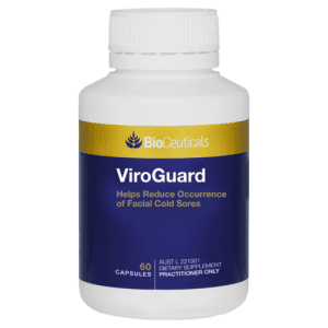 Bioceuticals Viroguard 60 Capsules Cold Sore Relief Immune Function Support