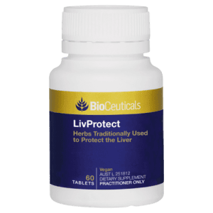 Bioceuticals Livprotect 60 Tablets Healthy Liver Function Milk Thistle Vegan