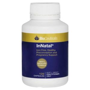 Bioceuticals Innatal 120 Capsules Iron Free Healthy Preconception Pregnancy