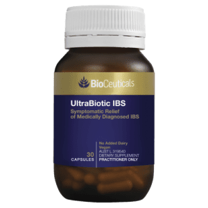 Bioceuticals Ultrabiotic Ibs 30 Capsules Symptomatic Relief Probiotic Vegan