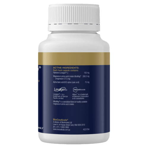 Bioceuticals Ultra Muscleze + Pain Relief 56 Capsules Magnesium Supports