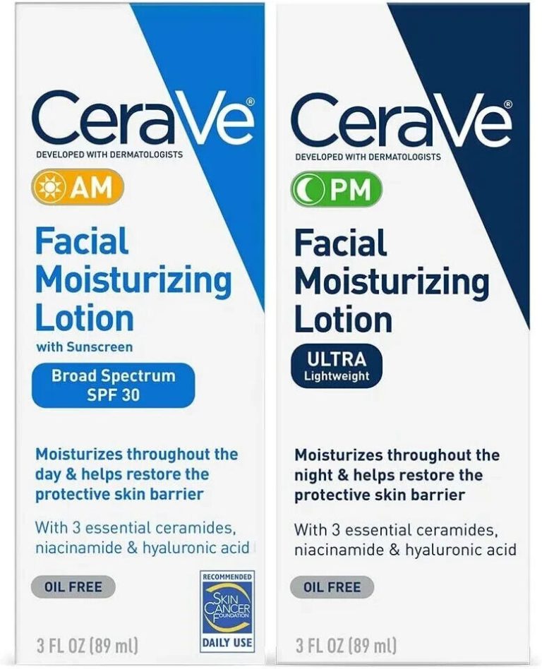 2* Cerave – Facial Moisturizing Lotion Am + Pm – Both 89ml