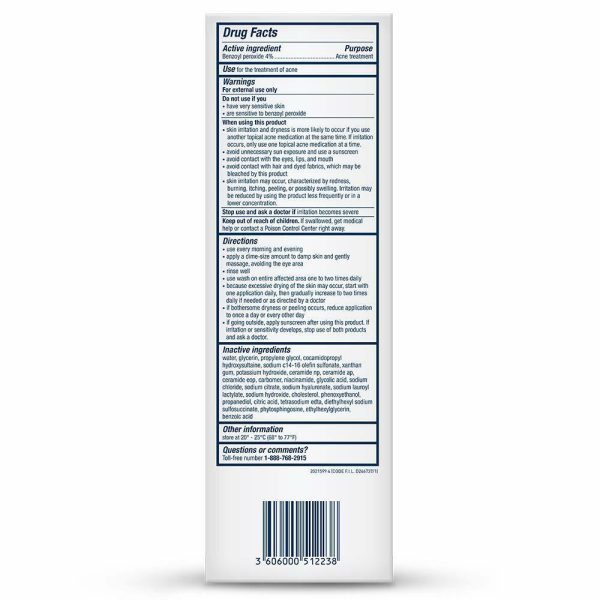 2* Cerave Acne Treatment Foaming Cream Face Cleanser 4% Benzoyl Peroxide 150ml New