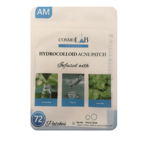 3* COSMOLAB Hydrocolloid Acne Patch Am For Day Time Use Value Pack 72 Patches=216