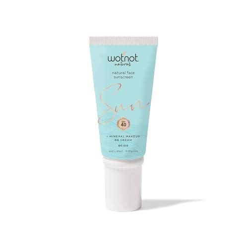 Wotnot Natural Face Sunscreen SPF 40 Light Medium Bb Cream 60G