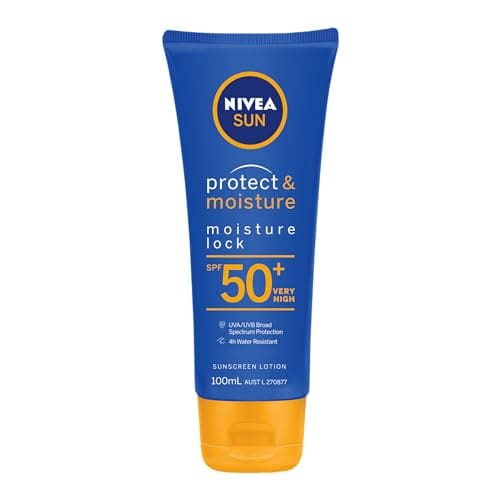 Nivea Sun Protect & Moisture Moisture Lock SPF50+ Sunscreen Lotion 100ml