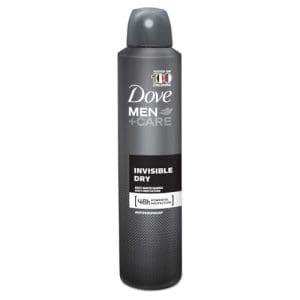 Dove Men+Care Antiperspirant Aerosol Deodorant Invisible Dry  254ml