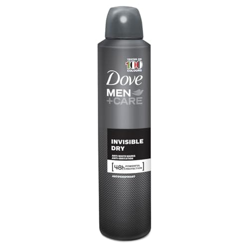 Dove Men+Care Antiperspirant Aerosol Deodorant Invisible Dry  254ml