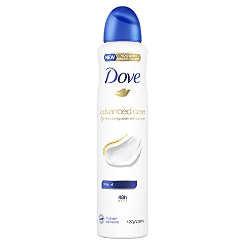 Dove Advanced Care Antiperspirant Aerosol Deodorant Original 220ml (packaging may vary)