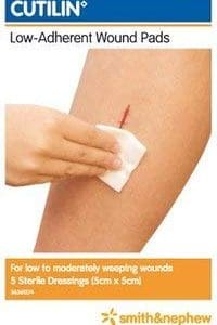3* Cutilin Wound Pad 5X5cm 5Pack