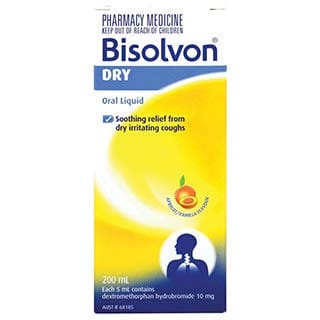 Bisolvon Dry Liquid 200mL