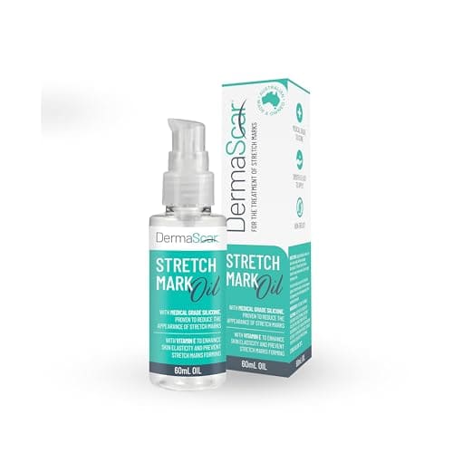 Dermascar Stretch Mark Oil - Stretch Marks Removal Oil - Scar And Stretch Marks Treatment For Men And Women - Stretch Marks Removal For Pregnancy - 60ml
