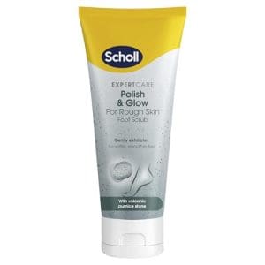 Scholl Expertcare Polish Glow Foot Scrub Infused With Volcanic Pumice Stone Scrub For Soft Radiant Feet 75ml - Image 2