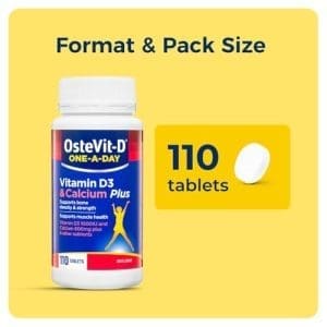 Ostevit D Vitamin D3 & Calcium Plus 110 Tablets - Image 7