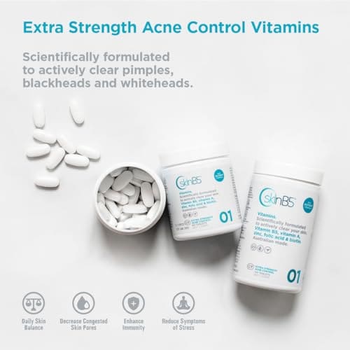 SkinB5  Extra Strength Acne Control 120 Tablets