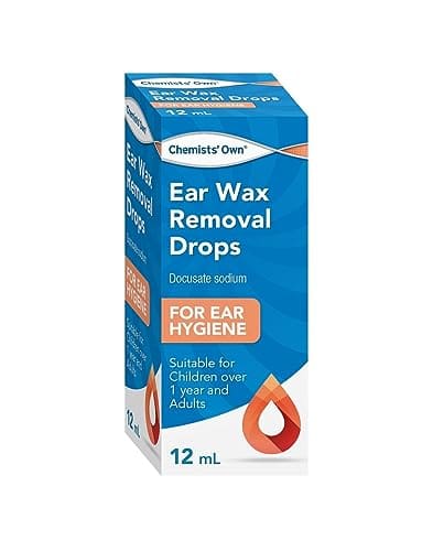 Chemists' Own Ear Wax Removal Drops 12mL