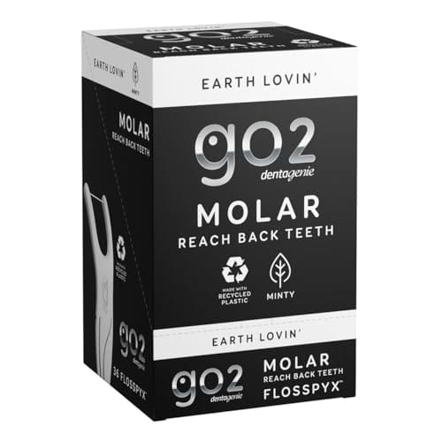 Go2 Dentagenie Molar Flosspyx Minty 36 Pack