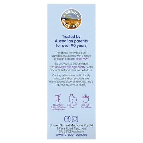 Brauer Baby and Child Immune Defence Probiotic Liquid 45 ml