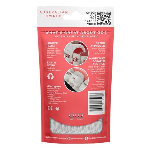 Go2 Dentagenie Braces Flossers 36 Pack