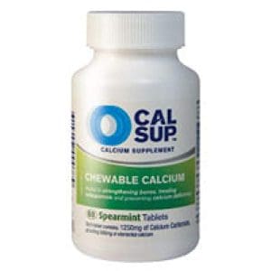 Cal Sup Chewable Spearmint 500mg 60 Tablets