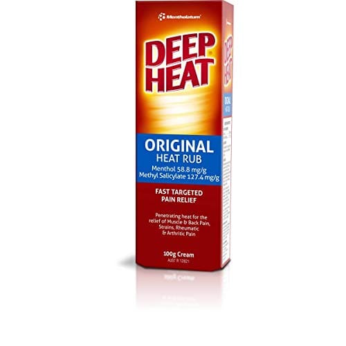 3* Deep Heat Original Heat Rub 100G