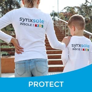 Synxsole Shoe Insoles For Kids As Seen On Shark Tank - Plantar Fasciitis Arch Support Shoe Inserts For Kids Gentle Support Stability - Small Size 9 - 11