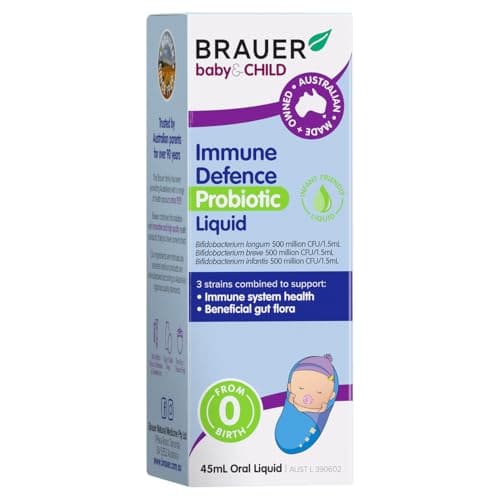 Brauer Baby and Child Immune Defence Probiotic Liquid 45 ml