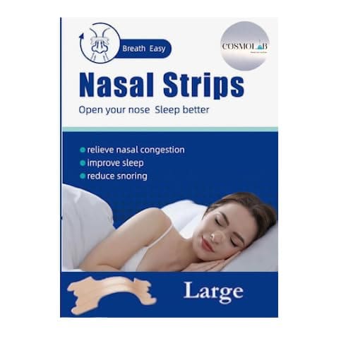 COSMOLAB Nasal Strips 30Pcs Large Tan