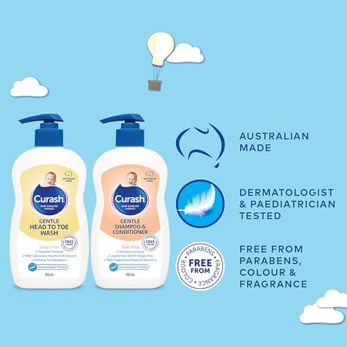 Curash Gentle Shampoo & Conditioner 400mL